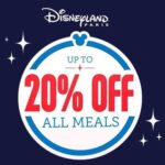 20% off all meals offer Disneyland Paris