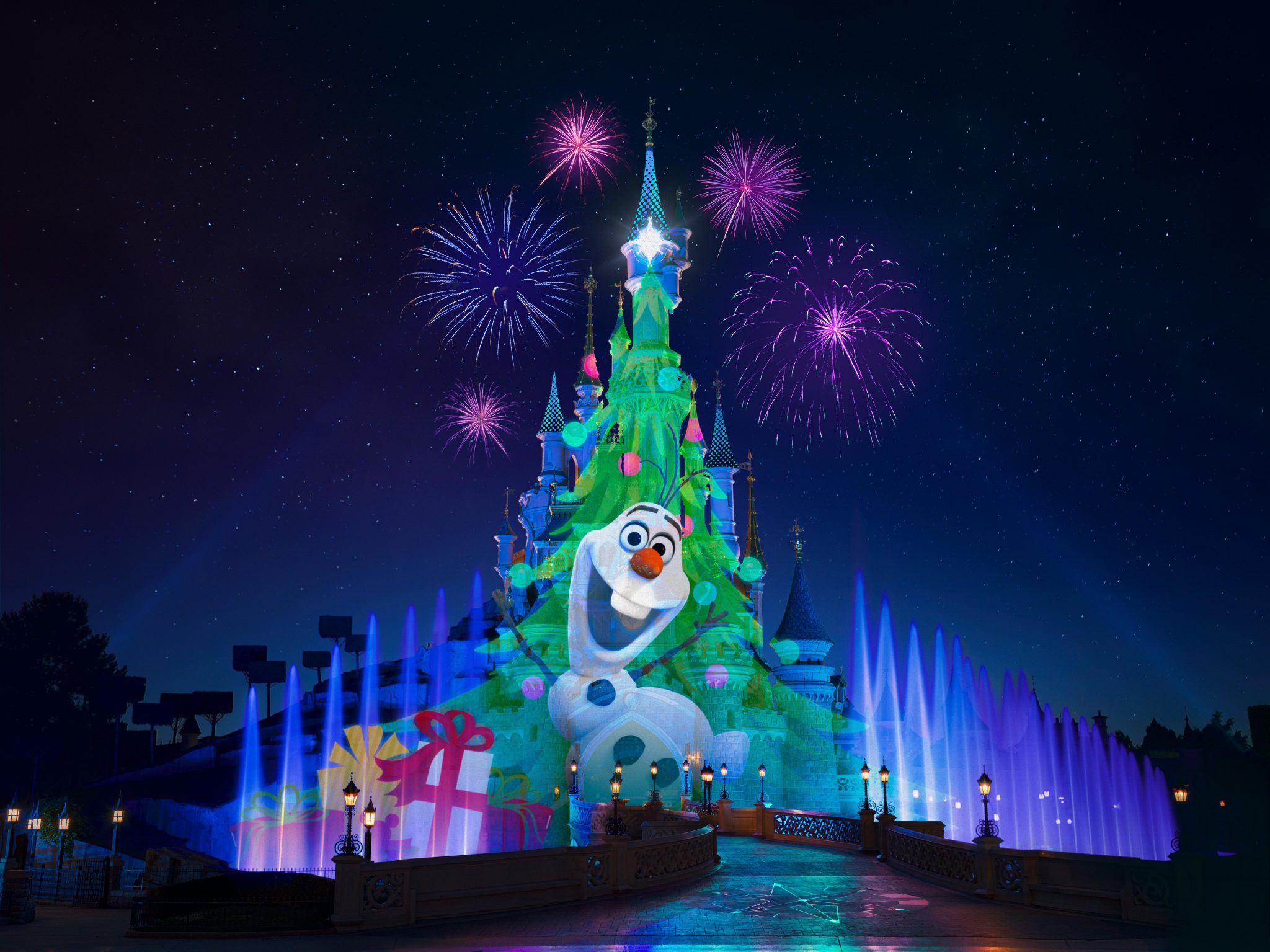 disney dreams christmas illuminations 2022