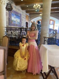 meeting sleeping beauty in auberge de cendrillon