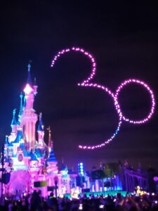 disneyland paris 30th anniversary drone show