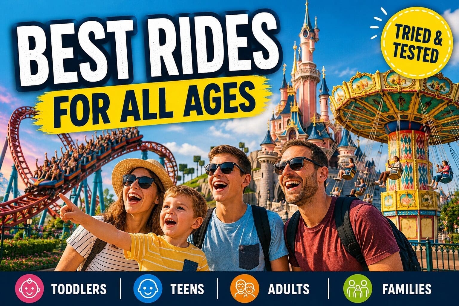 Best Rides at Disneyland Paris for All Ages (Toddlers, Teens & Adults)