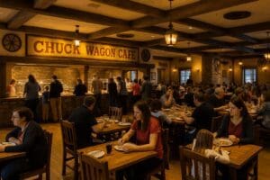 chuck wagon café hotel cheyenne disneyland paris wild west buffet family dining