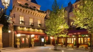 Entrance to Bistrot Chez Rémy restaurant in Walt Disney Studios Park, Disneyland Paris