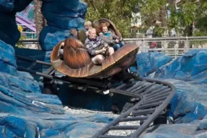 Crush's Coaster family thrill ride at disneyland paris